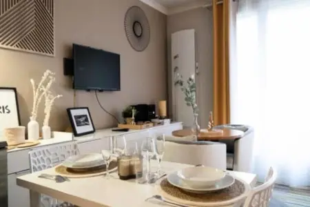 Paris Porte De Versailles Cosy Lodge 1 Appart H&ocirc;tel Parking, Wifi 4 Pers, Appartement près de la Porte de Versailles - Photo 14