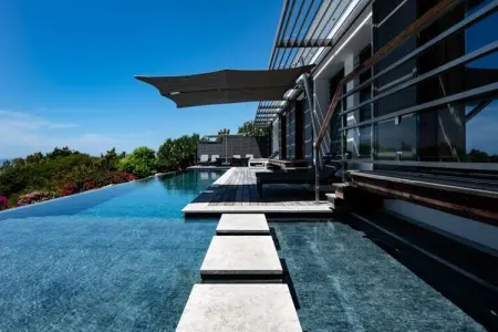 Villa Belle Galante, Villa à Grand-Bourg avec Piscine Infinie - Photo 4