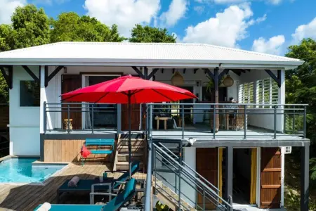 Villa Bwacajou, Villa à Grand-Bourg avec piscine vue mer - Photo 2