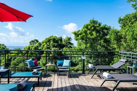 Villa Bwacajou, Villa à Grand-Bourg avec piscine vue mer - Photo 6