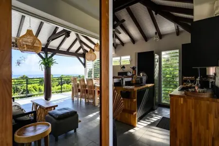 Villa Bwacajou, Villa à Grand-Bourg avec piscine vue mer - Photo 14