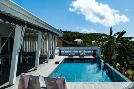 Villa Paruline, Appartement à Grand-Bourg avec vue mer - Photo 2