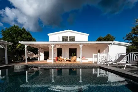 Villa Blanche, Villa à Marie-Galante avec piscine à débordement - Photo 4
