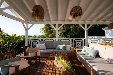 Villa Blanche, Villa à Marie-Galante avec piscine à débordement - Photo 7