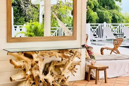 Villa Blanche, Villa à Marie-Galante avec piscine à débordement - Photo 10