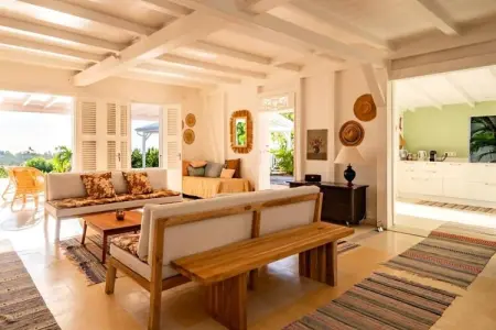Villa Blanche, Villa à Marie-Galante avec piscine à débordement - Photo 15
