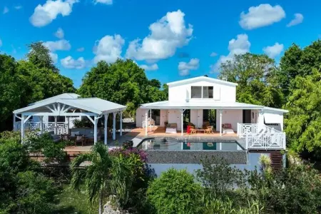 Villa Blanche, Villa à Marie-Galante avec piscine à débordement - Photo 75