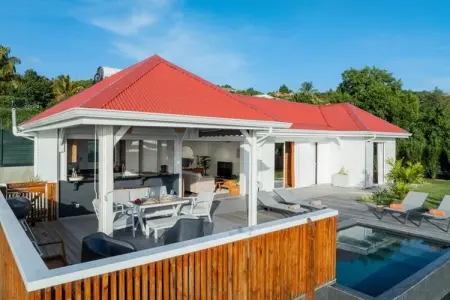 Villa Paloma, Villa à Grand-Bourg avec piscine à débordement - Photo 2