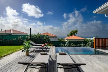 Villa Paloma, Villa à Grand-Bourg avec piscine à débordement - Photo 4
