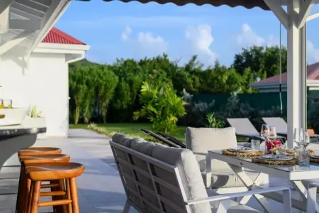 Villa Paloma, Villa à Grand-Bourg avec piscine à débordement - Photo 9