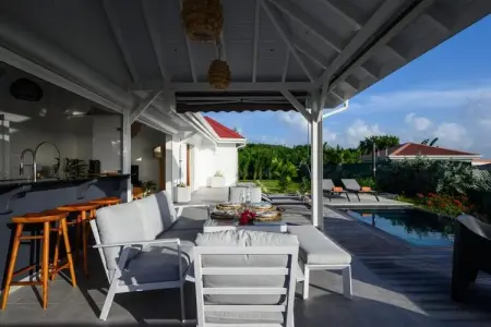 Villa Paloma, Villa à Grand-Bourg avec piscine à débordement - Photo 12