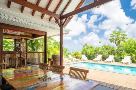 Villa Catalunya, Villa à Anse-Bertrand avec Piscine Privée - Photo 11