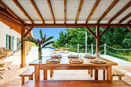 Villa Coccoloba, Villa à Capesterre avec Piscine & Vue Mer - Photo 4