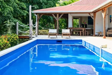 Villa Coccoloba, Villa à Capesterre avec Piscine & Vue Mer - Photo 8