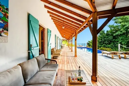 Villa Coccoloba, Villa à Capesterre avec Piscine & Vue Mer - Photo 13