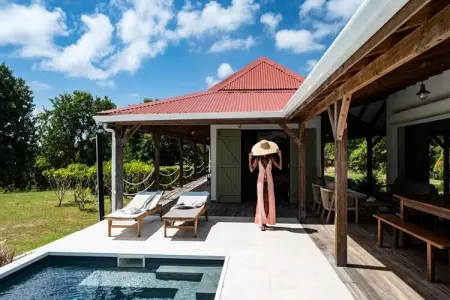 Villa Jacaranda, Villa à Capesterre avec piscine et vue sur la mer - Photo 3