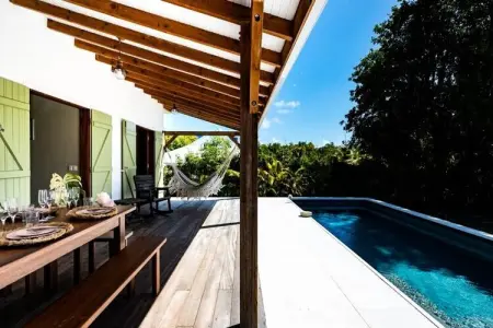 Villa Jacaranda, Villa à Capesterre avec piscine et vue sur la mer - Photo 6