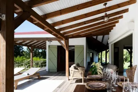 Villa Jacaranda, Villa à Capesterre avec piscine et vue sur la mer - Photo 12
