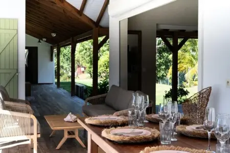 Villa Jacaranda, Villa à Capesterre avec piscine et vue sur la mer - Photo 16