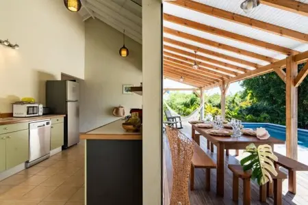 Villa Jacaranda, Villa à Capesterre avec piscine et vue sur la mer - Photo 31