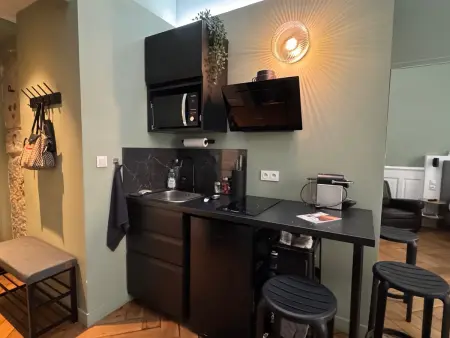 Studio de charme rénové en centre-ville, animaux admis - Photo 5