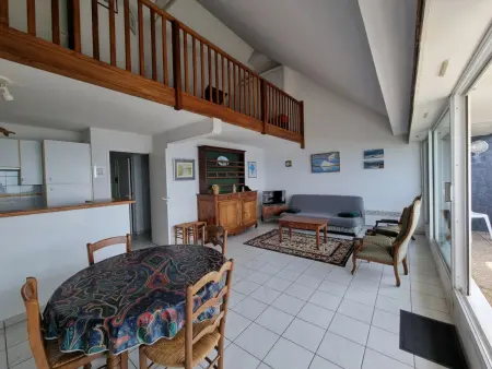Duplex 6 pers, accès direct plage à Arzon, Appartement 6 personnes à Arzon - Photo 4