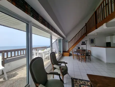 Duplex 6 pers, accès direct plage à Arzon, Appartement 6 personnes à Arzon - Photo 11
