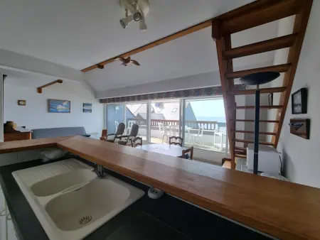 Duplex 6 pers, accès direct plage à Arzon, Appartement 6 personnes à Arzon - Photo 17