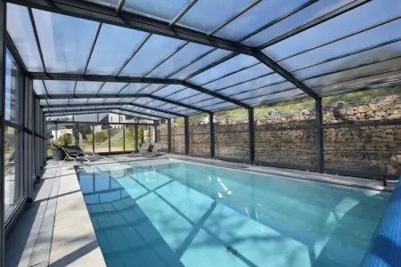Le Lodge à 8 Brins, Villa à Nadrin avec piscine et vue - Photo 1