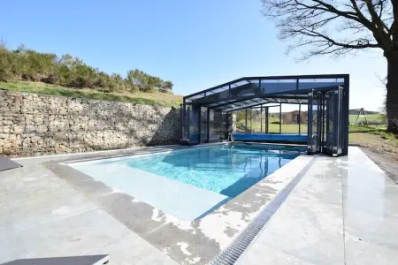 Le Lodge à 8 Brins, Villa à Nadrin avec piscine et vue - Photo 8