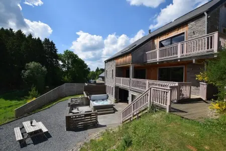 Le Lodge à 8 Brins, Villa à Nadrin avec piscine et vue - Photo 34