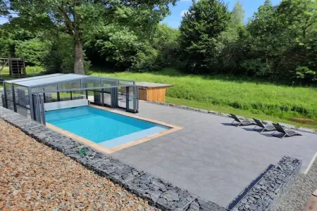 Le Lodge à 8 Brins, Villa à Nadrin avec piscine et vue - Photo 40