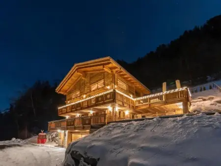 Chalet V mit Lift und Pool, Maison 12 personnes à La Tzoumaz - Photo 5