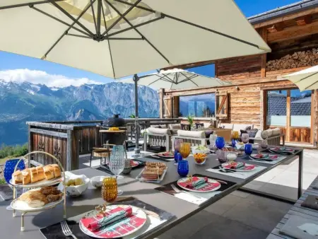 Chalet V mit Lift und Pool, Maison 12 personnes à La Tzoumaz - Photo 8