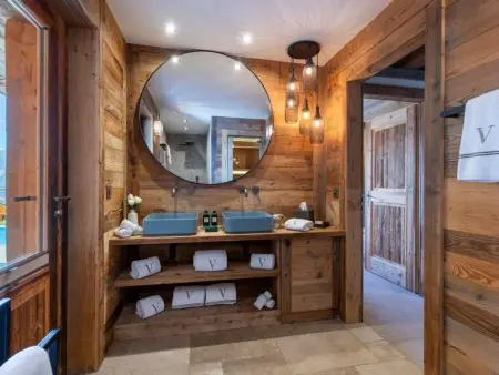Chalet V mit Lift und Pool, Maison 12 personnes à La Tzoumaz - Photo 20