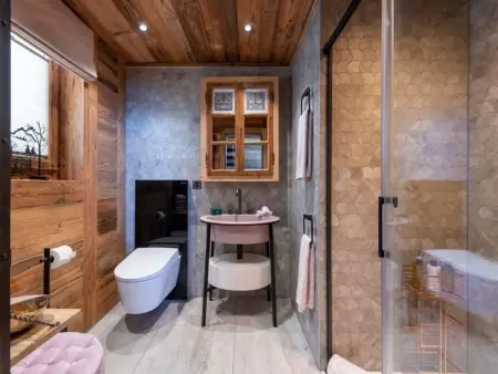 Chalet V mit Lift und Pool, Maison 12 personnes à La Tzoumaz - Photo 21