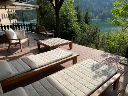 Chalet mit Seeblick, Jacuzzi, Sauna und Garten, Maison 7 personnes à Champex - Photo 9