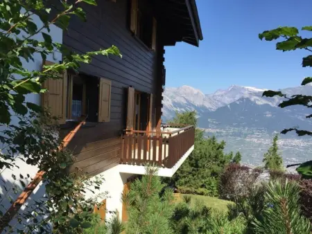 Fewo mit Blick auf die Berge, Appartement 4 personnes à Veysonnaz - Photo 1