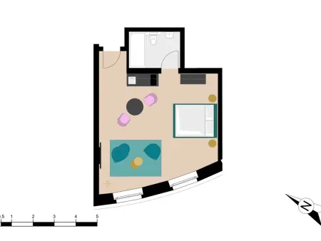 BankHouse StudioL104, Appartement 2 personnes à Interlaken - Photo 5