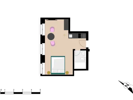 BankHouse StudioM102, Appartement 2 personnes à Interlaken - Photo 5