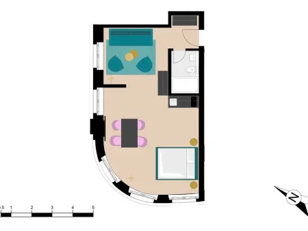 BankHouse Apt. L103, Appartement 3 personnes à Interlaken - Photo 6