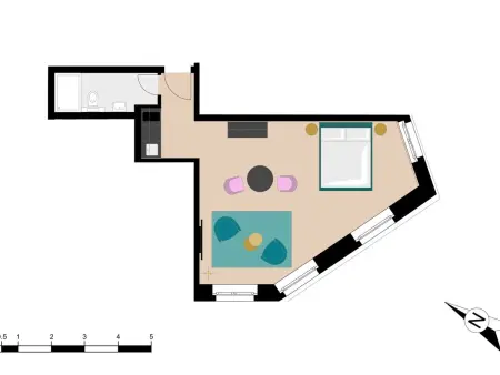 BankHouse StudioL205, Appartement 2 personnes à Interlaken - Photo 5