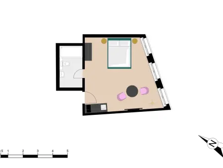 BankHouse StudioM106, Appartement 2 personnes à Interlaken - Photo 5