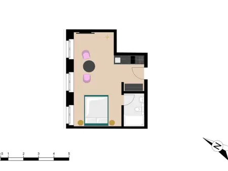 BankHouse StudioM302, Appartement 2 personnes à Interlaken - Photo 6