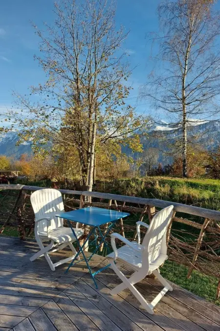 Einzigartige Holzhütte mit Bergpanorama, Maison 2 personnes à Beatenberg - Photo 9