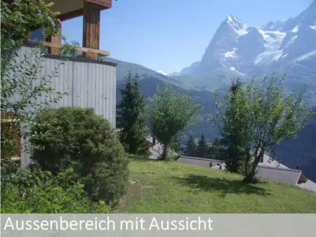 Panorama 2 Bett Wohnung, Appartement 3 personnes à Lauterbrunnen - Photo 2
