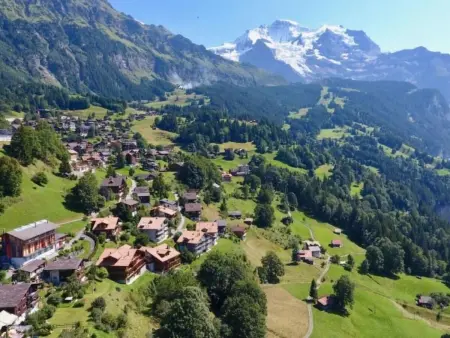 Protea 2 Bett Wohnung, Appartement 3 personnes à Lauterbrunnen - Photo 5