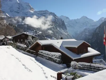 Protea 2 Bett Wohnung, Appartement 3 personnes à Lauterbrunnen - Photo 21