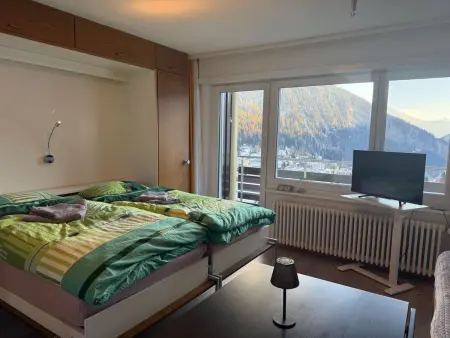 2-Zimmer Ferienwohn., Appartement 5 personnes à Loèche les Bains - Photo 4