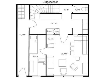 Engi, Appartement 7 personnes à Hasliberg - Photo 3